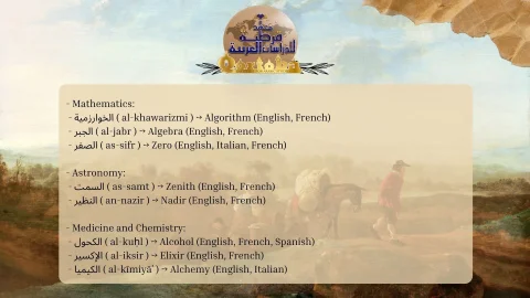 Arabic imprint on European Languages (6)