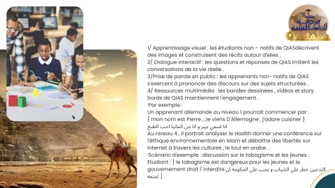 5 QIAS conversation arabe { marcher , parler en arabe }