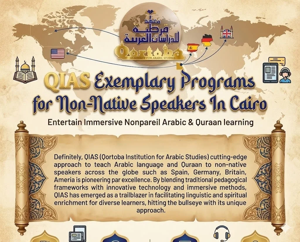 Entertain Immersive Nonpareil Arabic & Quraan learning QIAS Exemplary Programs for Non-Native Speakers In Cairo